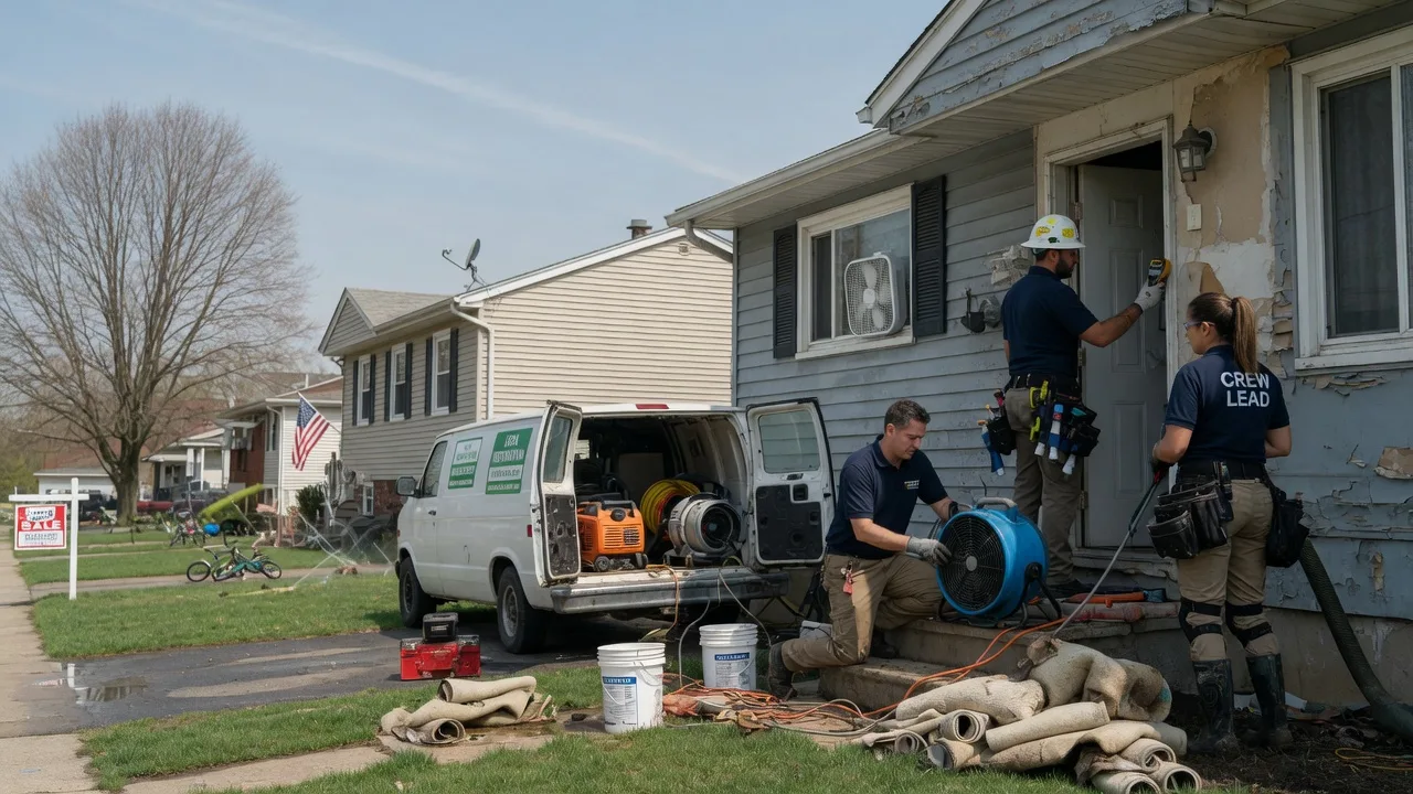 Flood Cleanup in Portlandville, NY near me